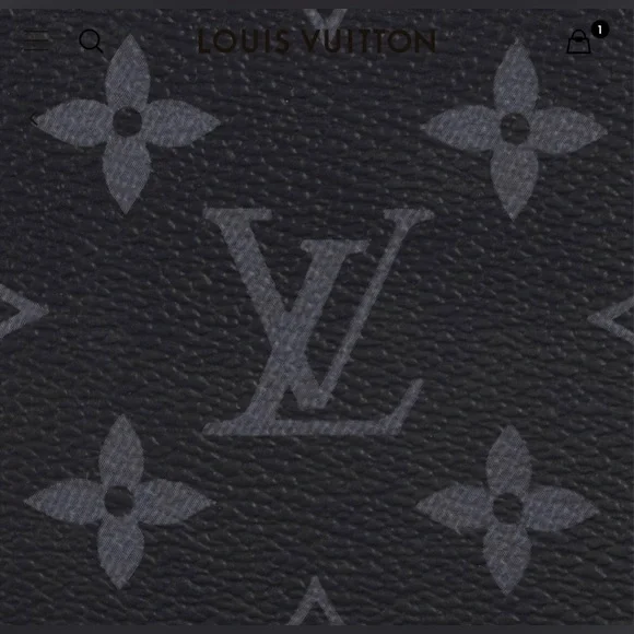 Louis Vuitton monogram eclipse men’s multiple wallet BNWB